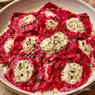 Beetroot Ravioli for 4 Servings