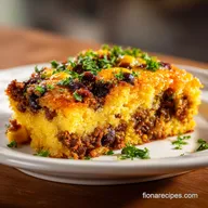 Cowboy Cornbread Casserole Recipe with Beef in 45 Minutes