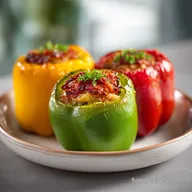 Stuffed Bell Peppers Recipe for 6 Servings