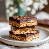No Bake Peanut Butter Bars Recipe