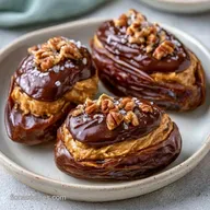Peanut Butter Stuffed Dates in 21 Minutes