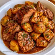 Slow-Cooked Pot Roast with Gold Potatoes