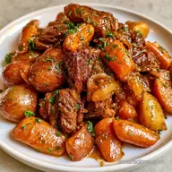 Pot Roast with Red Potatoes: Slow-Cooked