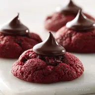 Red Velvet Blossoms Cookies: Velvety and Chewy