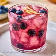 Blueberry Ginger Lemonade for 4 Servings