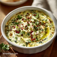 Spinach Artichoke Dip for 11 Servings with Fresh Ingredients