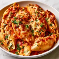 Stuffed Pasta Shells With Ricotta Baked