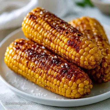 Air Fryer Corn on the Cob in 20 Minutes Recipe Card