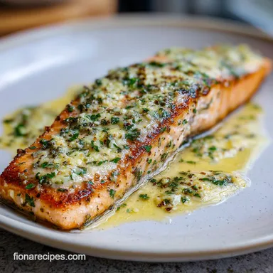 Baked Salmon in Foil for 4 Servings Recipe Card