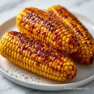 BBQ Grilled Corn on the Cob in 30 Minutes Recipe Card