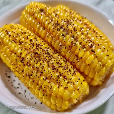 Corn On the Cob Boiled in 10 Minutes Recipe Card