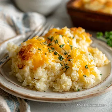 Cheesy Hashbrown Casserole with Golden Crust in 55 Minutes Recipe Card