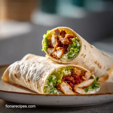 Chicken Caesar Wrap Recipe in 15 Minutes