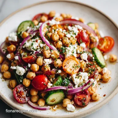 Mason Jar Salad with Chickpeas & Feta in 20 Minutes