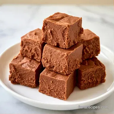 Chocolate Date Fudge for 25 Servings Recipe Card