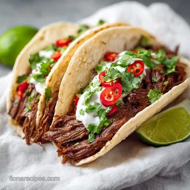 Chuck Roast Tacos Recipe: Tender Beef for Dinner