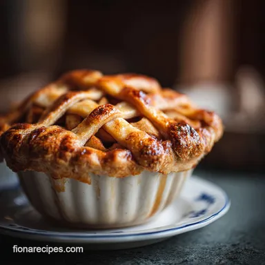 Apple Pie Recipe for 8 Servings with Flaky Buttery Crust Recipe Card