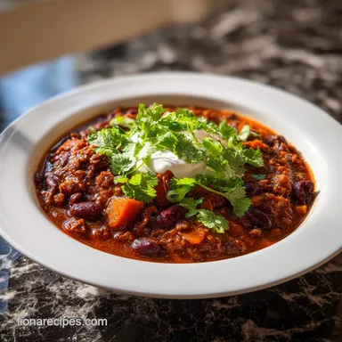 Homemade Chili Recipe with Beans in 1H 35M
