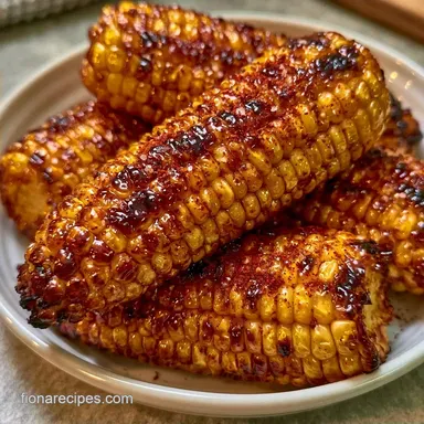 Corn On the Cob Grilled for 4 Servings