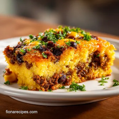 Cowboy Cornbread Casserole Recipe with Beef in 45 Minutes