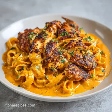 Creamy Cajun Chicken Pasta in 30 Minutes: Rich and Velvety Recipe Card