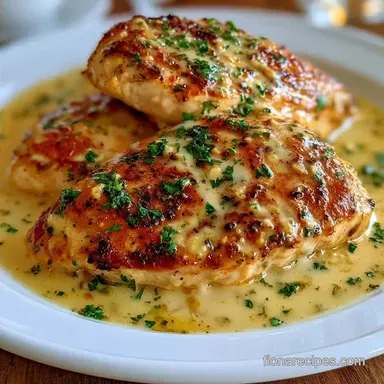 Creamy Garlic Chicken Breast for 4