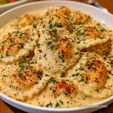 Creamy Garlic Ravioli Sauce in 20 Minutes Recipe Card