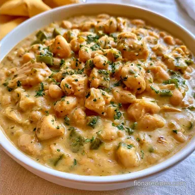 Creamy White Chicken Chili in 45 Min
