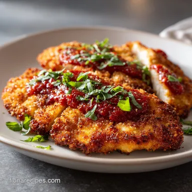 Crispy Chicken Parmesan for 4 Servings