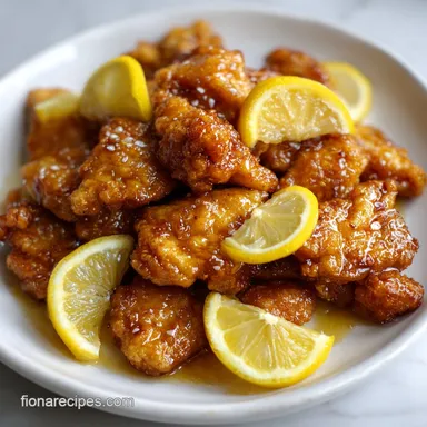 Lemon Chicken Recipe: Crispy Skin and Golden in 40 Minutes Recipe Card