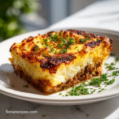 Easy Shepherds Pie Recipe for 6 Servings Recipe Card