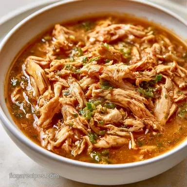 Easy Chicken Enchilada Soup for 6 Recipe Card