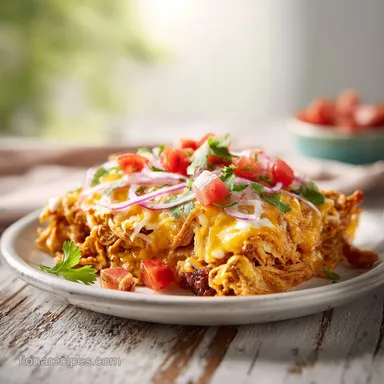 Chicken Taco Casserole with Tortillas | 35 Min