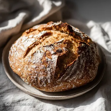Easy No Knead Bread in 1 Hour: Crusty Artisan Loaf Recipe