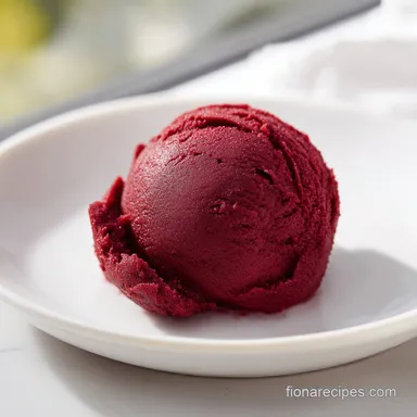 Edible Red Velvet Cookie Dough for 4 Recipe Card
