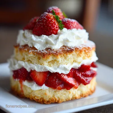 Strawberry Shortcake Recipe: Fluffy Biscuits