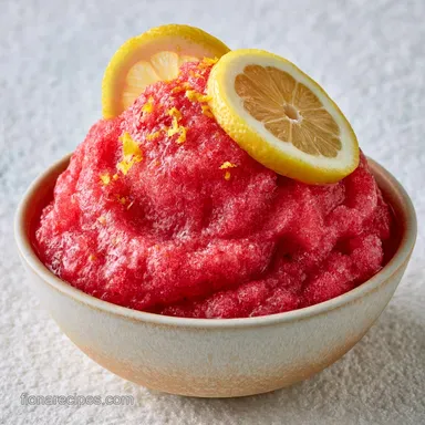 Frozen Strawberry Lemonade in 5 Minutes Recipe Card