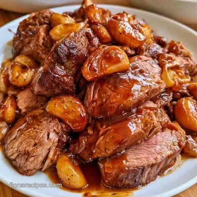 Garlic Herb Pot Roast for 6 Servings Recipe Card