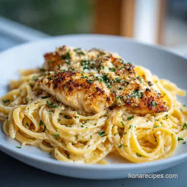 Garlic Parmesan Chicken Pasta in 30 Minutes