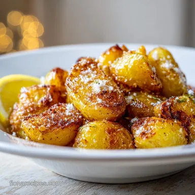 Greek Roasted Potatoes in 65 Minutes: Crispy and Golden