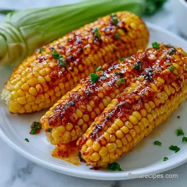 Grilled Corn on the Cob with Garlic Butter