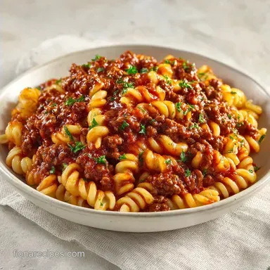 Ground Beef Pasta Skillet: One-Pot