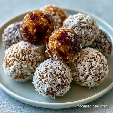 Date Balls in 15 Minutes Recipe Card