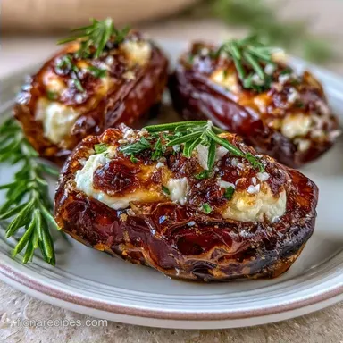 Healthy Rosemary Roasted Dates in 20 Min