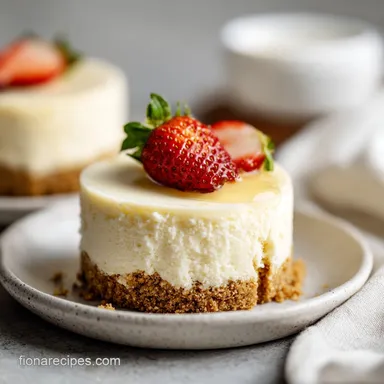 Cheesecake Recipe: Velvety Baked Recipe Card