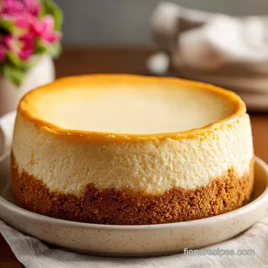 Cheesecake Recipe: Velvety Baked