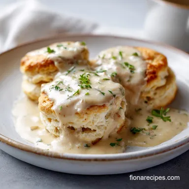 Homemade Biscuits and Gravy in 45 Minutes