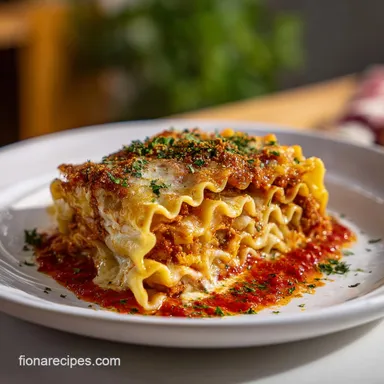 Lasagna Roll Ups for 12 Servings: Baked with Meaty Sauce