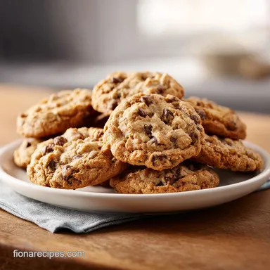 Laura Bush Cowboy Cookies Recipe with Pecans for 36 Servings Recipe Card