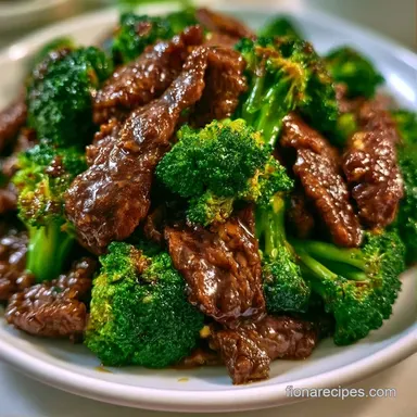 Beef and Broccoli in 20 Minutes Recipe Card